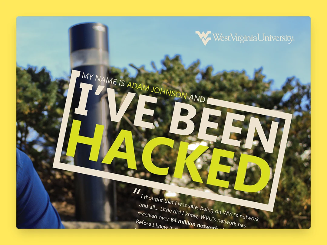 I've been hacked poster